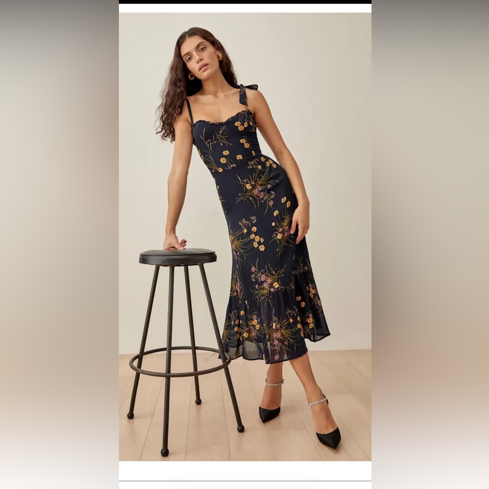 Reformation Nikita Dress Mademoiselle Print Size 2